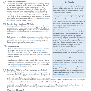 Air Pollution and Emergency Room Visits Among Young Children