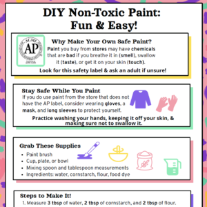 Non-Toxic Paint Lesson Plan