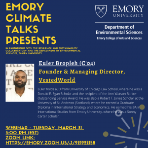 Emory Climate Talks Webinar Series